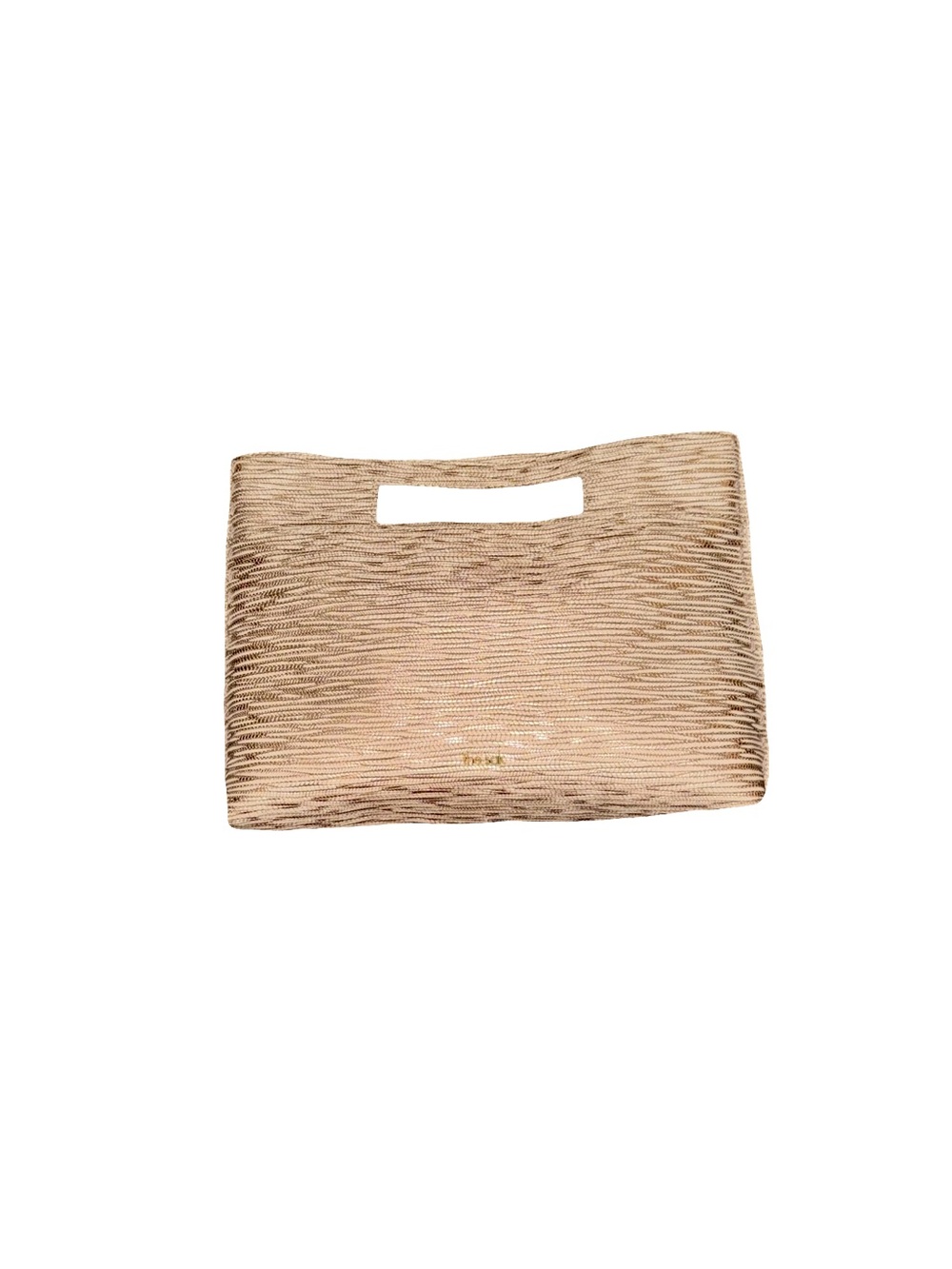 VTG NWT THE SAK CREAM GOLD LINDEN STYLE CLUTCH HANDBAG ✨